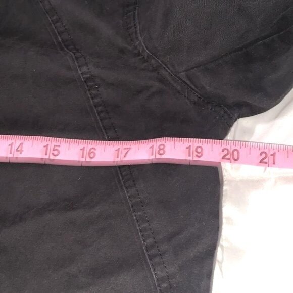 Wenven Black Hooded Jacket M Womens Casual Outerwear 100% Cotton - Picture 12 of 12